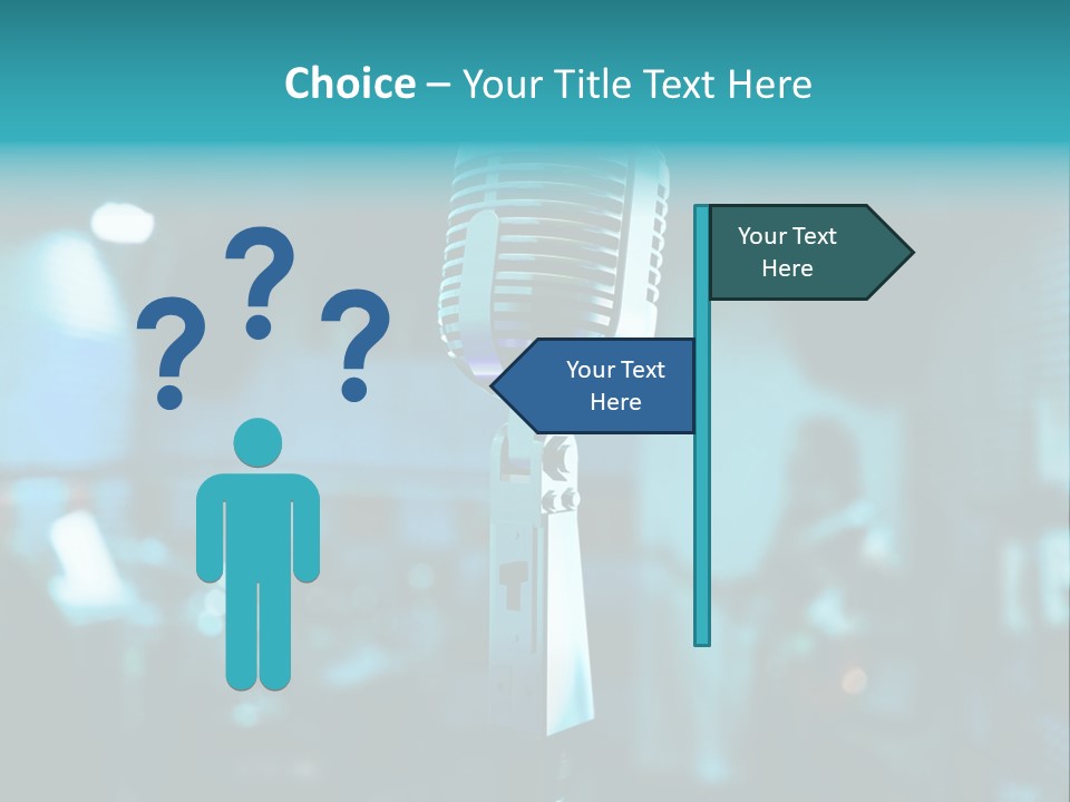 Singer Voice Old PowerPoint Template