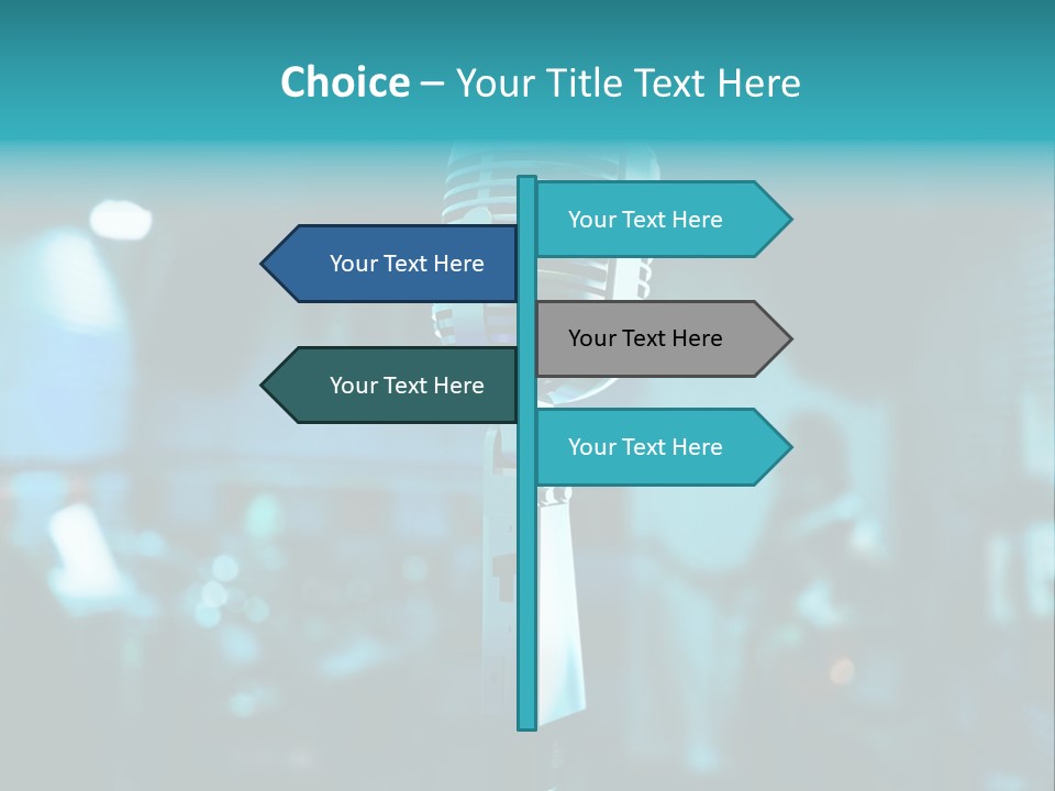 Singer Voice Old PowerPoint Template