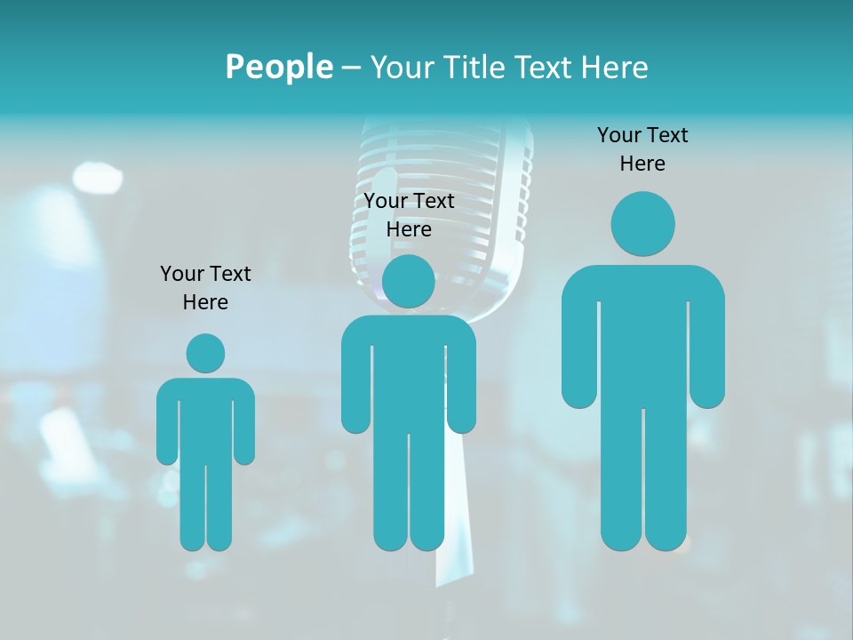 Singer Voice Old PowerPoint Template