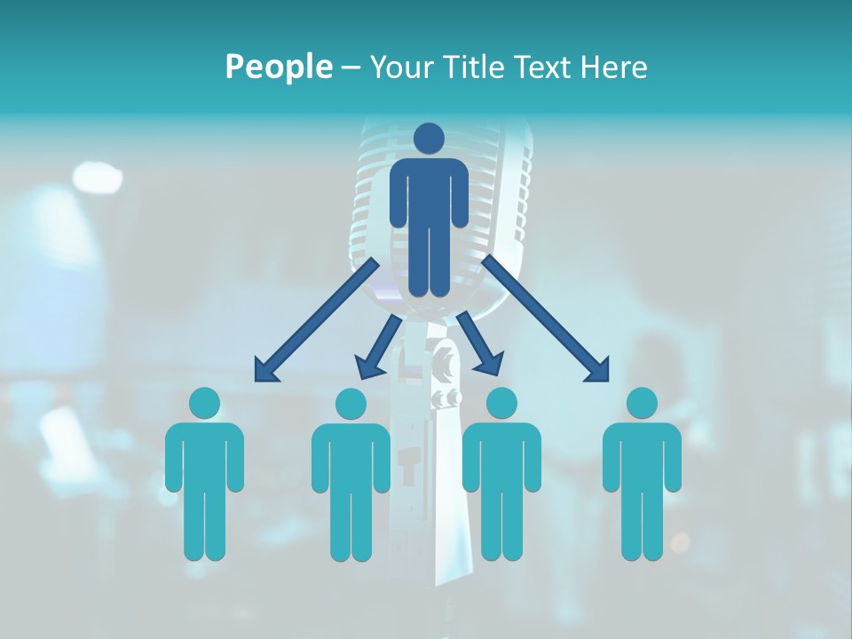 Singer Voice Old PowerPoint Template