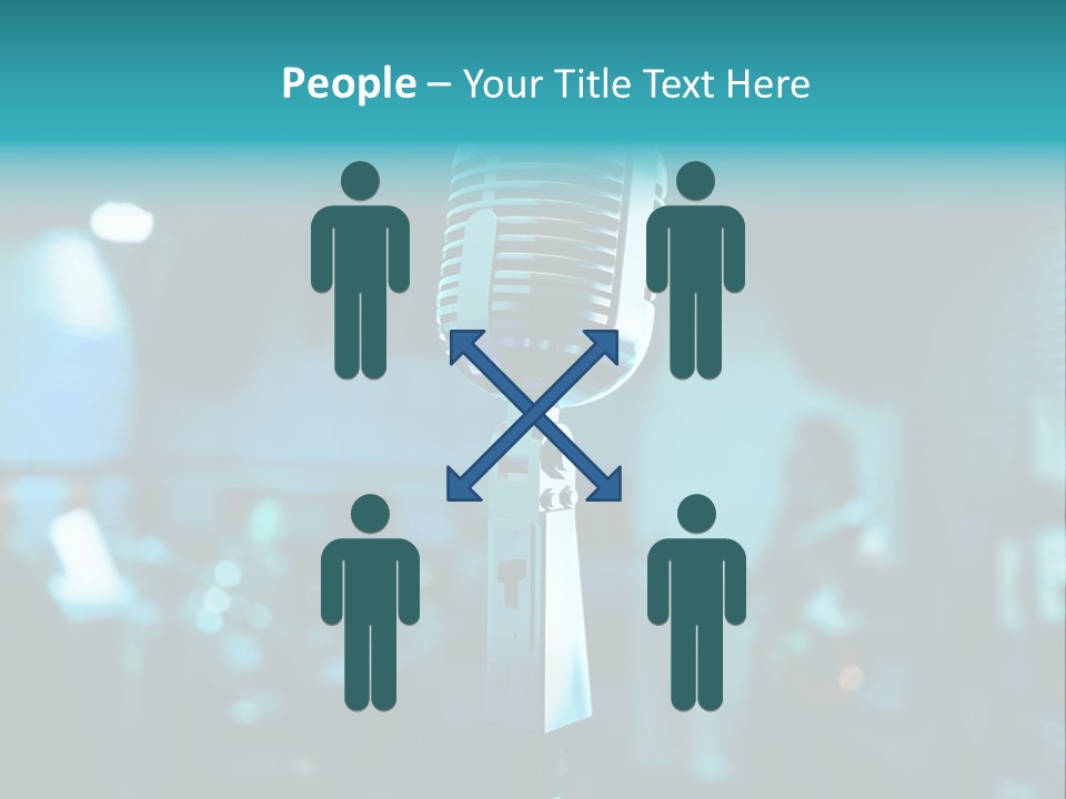 Singer Voice Old PowerPoint Template