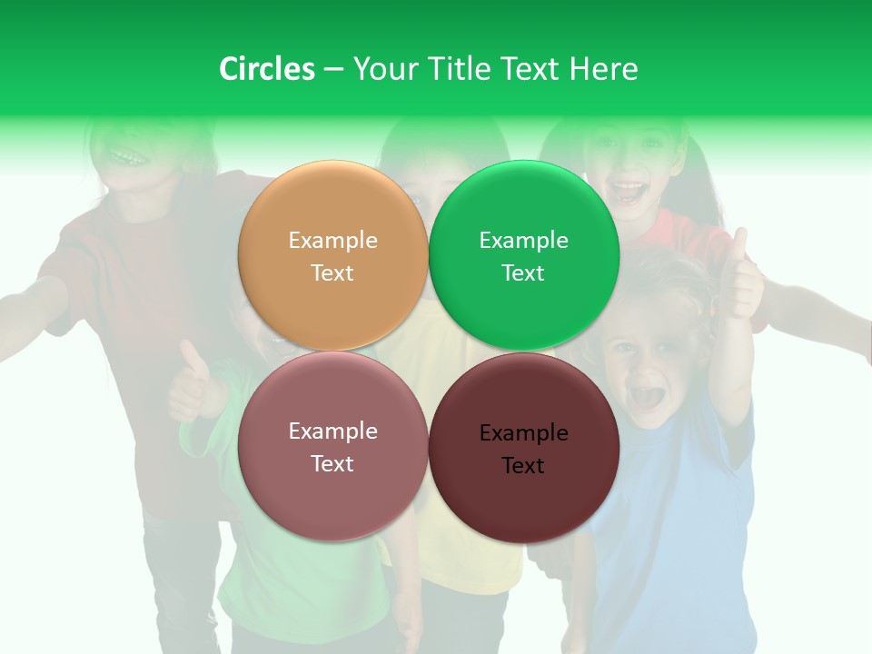 White Background Positive Smiling PowerPoint Template