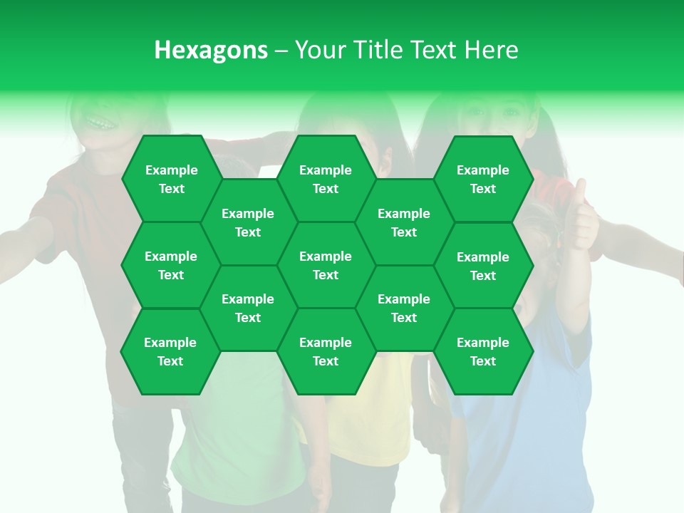 White Background Positive Smiling PowerPoint Template