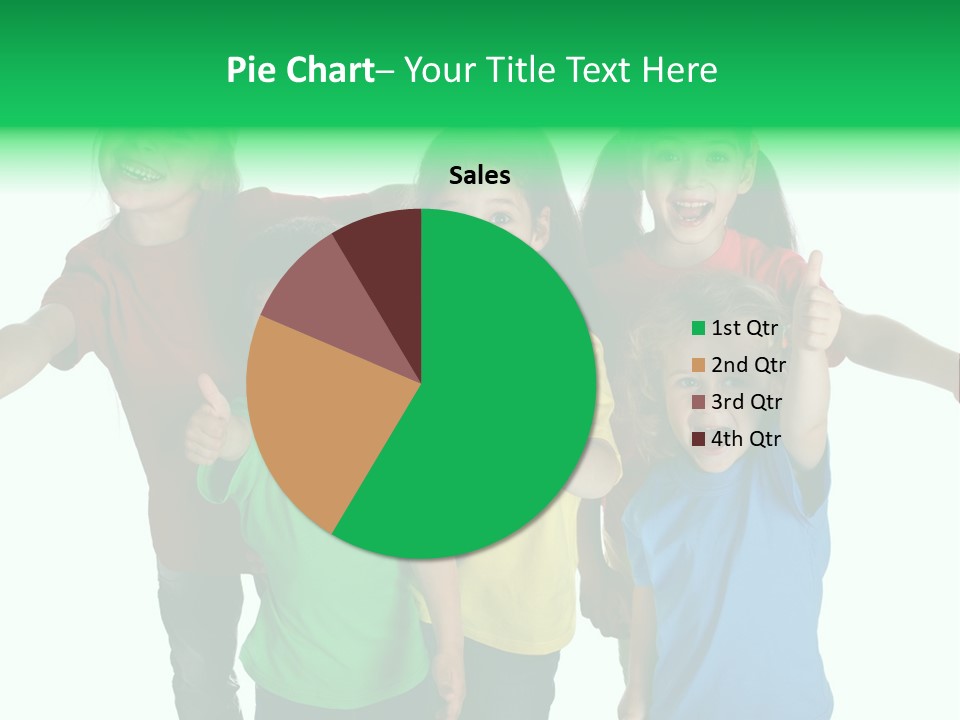 White Background Positive Smiling PowerPoint Template