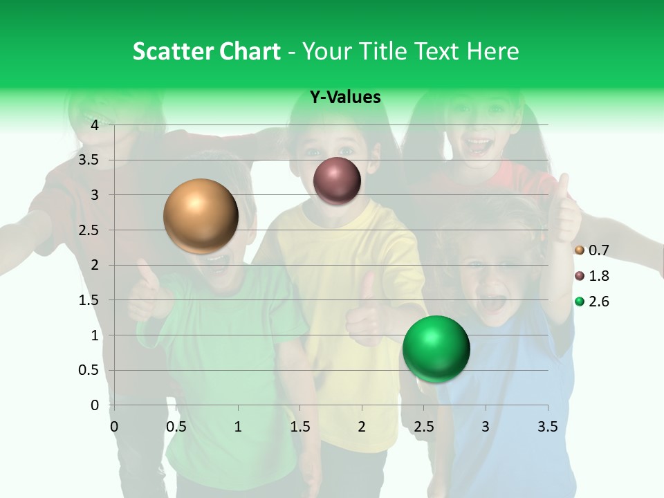 White Background Positive Smiling PowerPoint Template