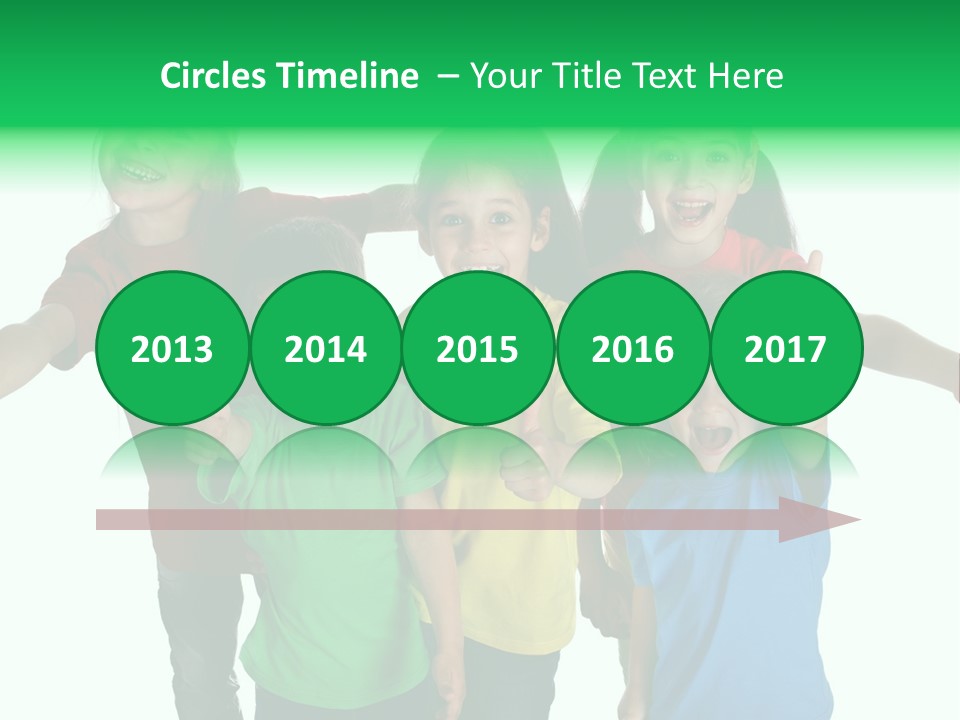 White Background Positive Smiling PowerPoint Template