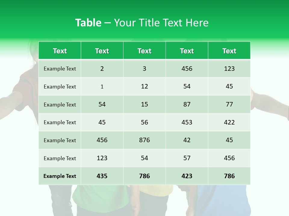 White Background Positive Smiling PowerPoint Template