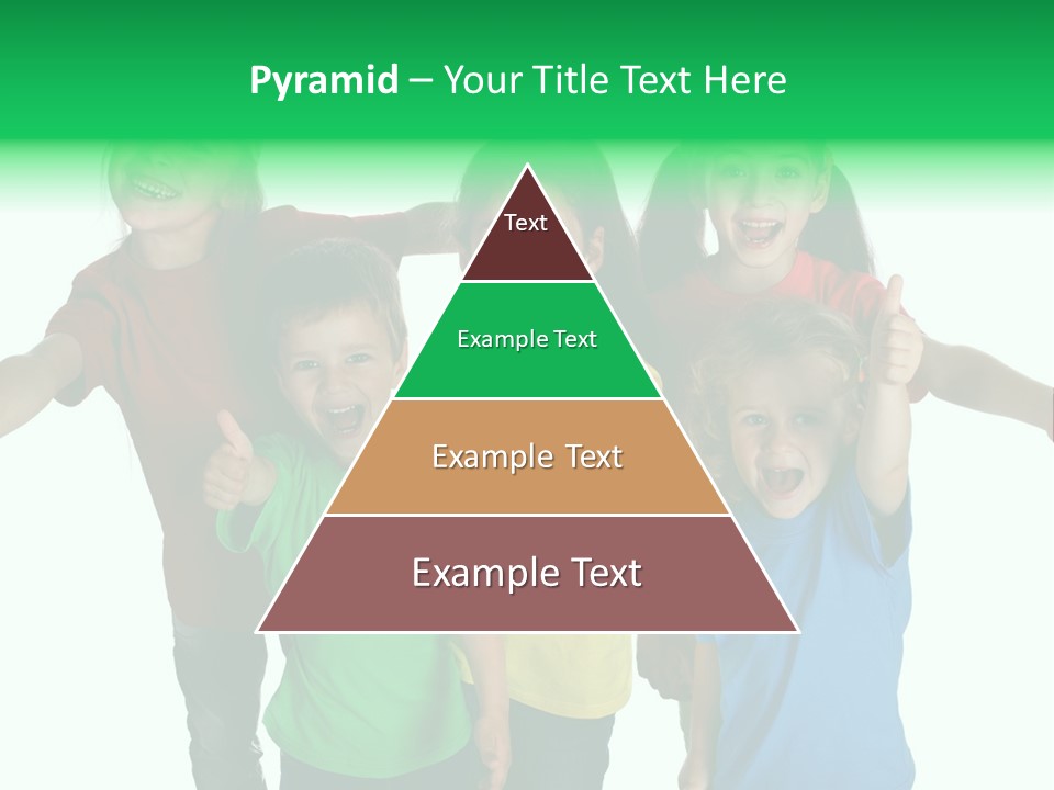 White Background Positive Smiling PowerPoint Template