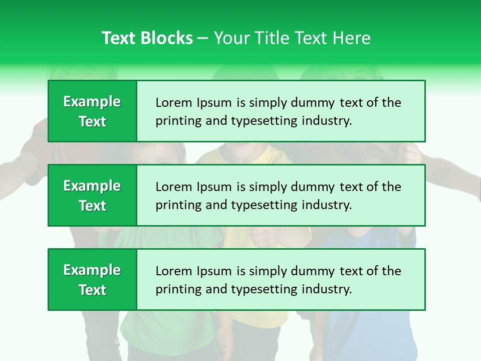 White Background Positive Smiling PowerPoint Template