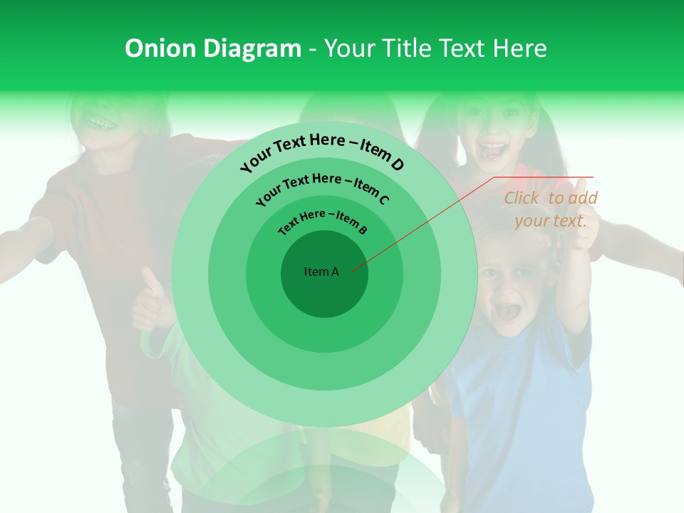 White Background Positive Smiling PowerPoint Template