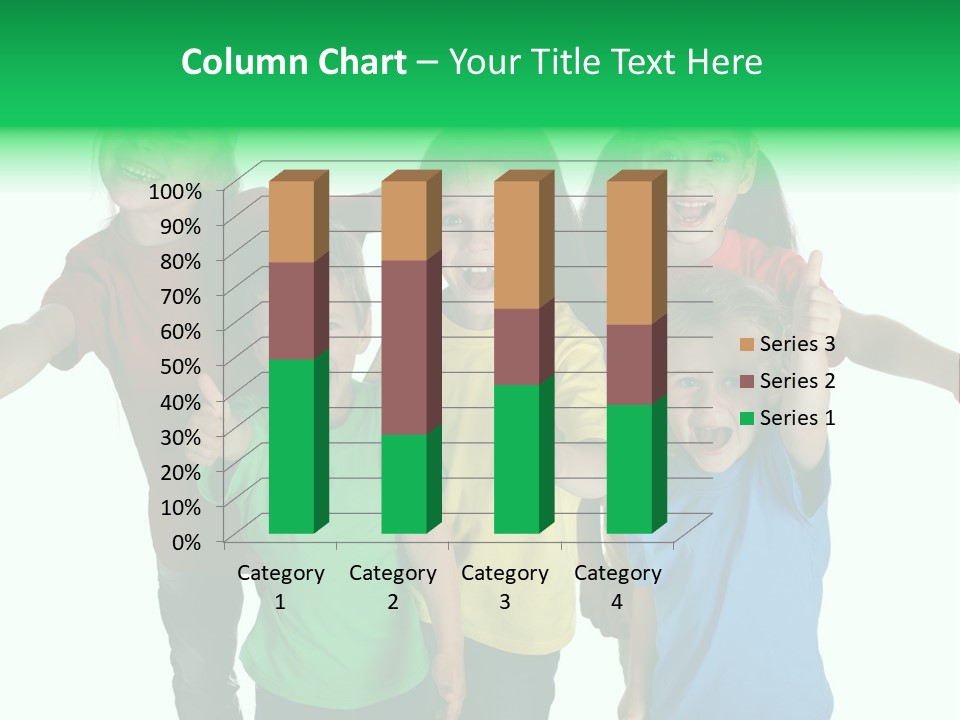 White Background Positive Smiling PowerPoint Template