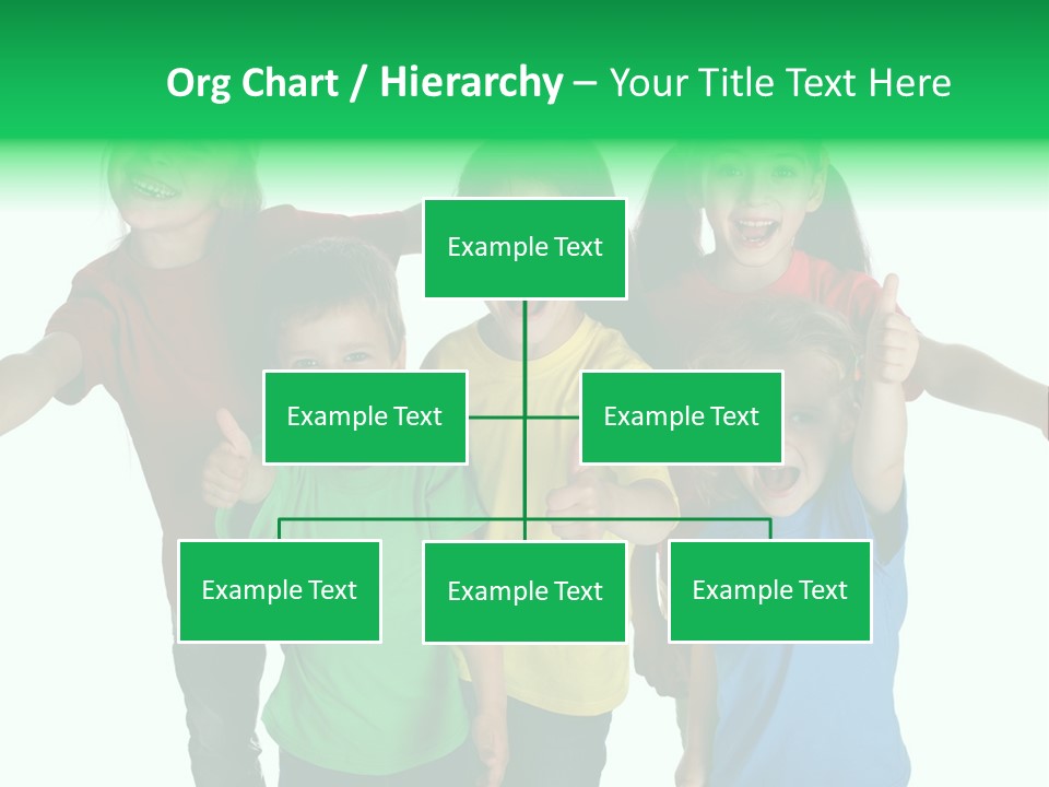 White Background Positive Smiling PowerPoint Template