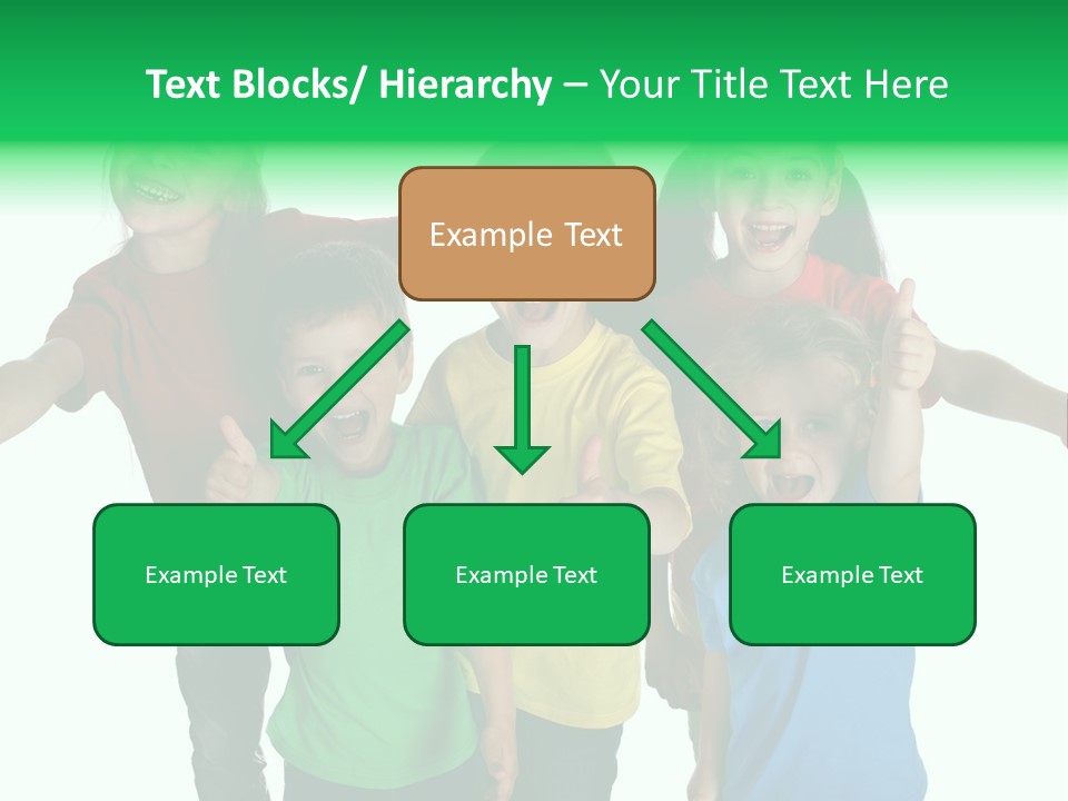 White Background Positive Smiling PowerPoint Template