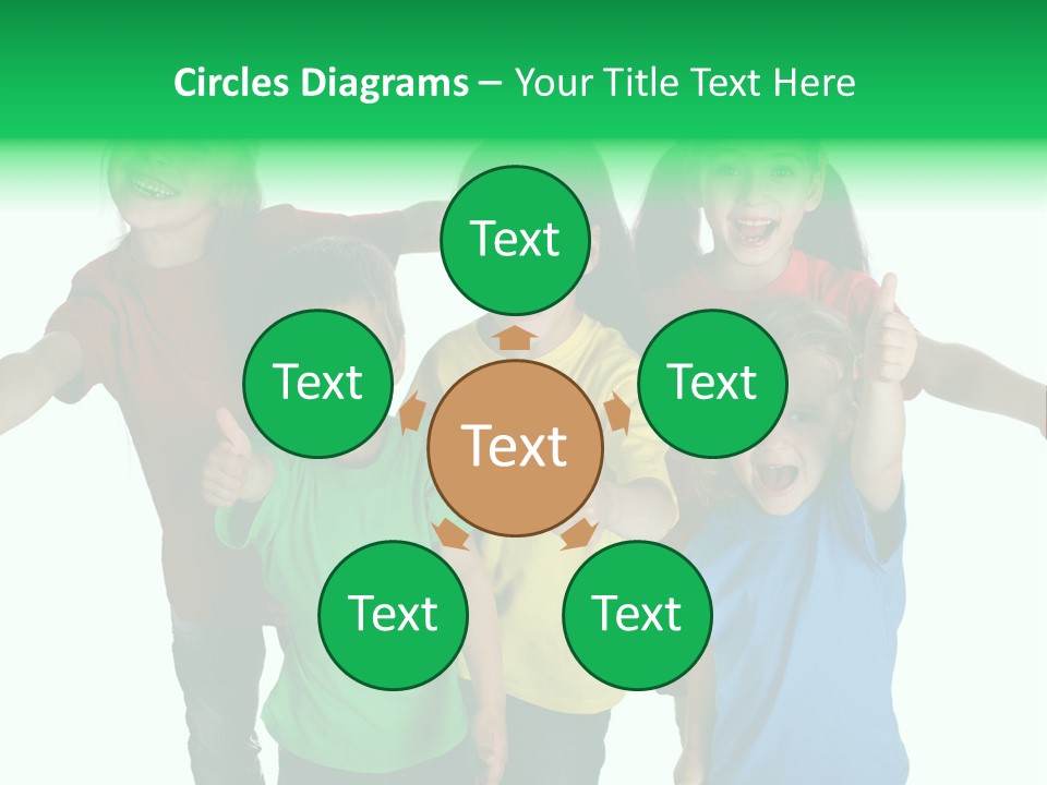 White Background Positive Smiling PowerPoint Template