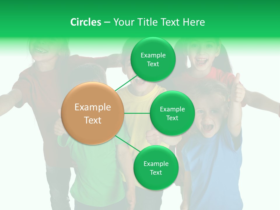 White Background Positive Smiling PowerPoint Template