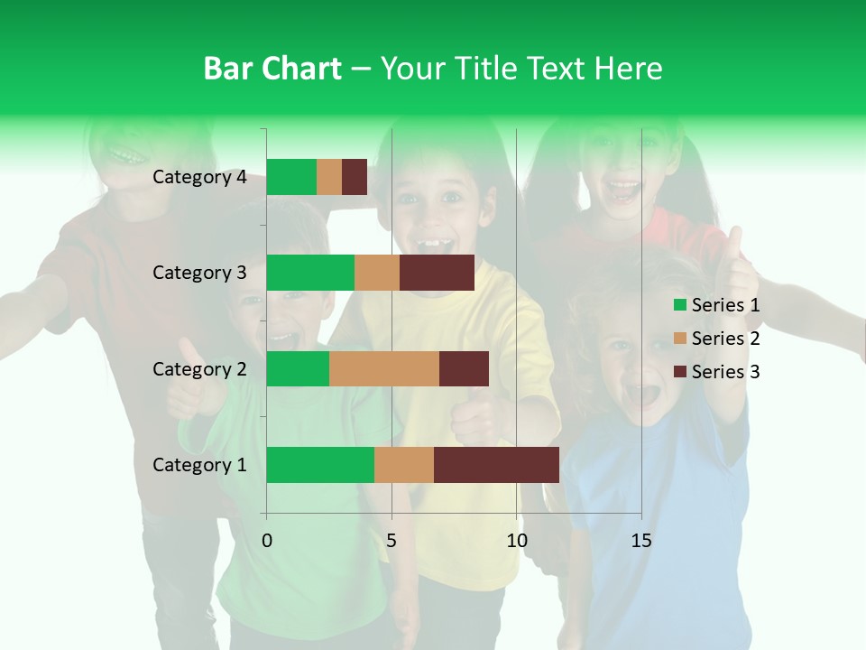 White Background Positive Smiling PowerPoint Template