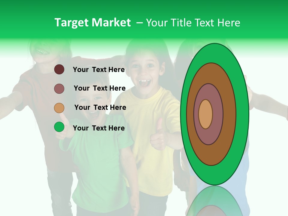 White Background Positive Smiling PowerPoint Template