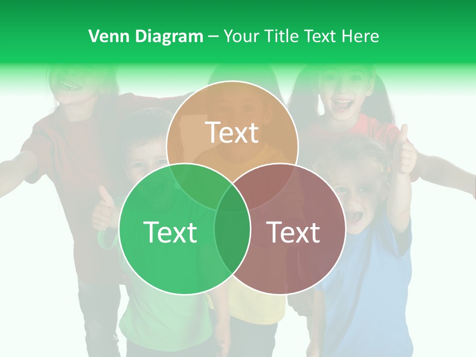 White Background Positive Smiling PowerPoint Template