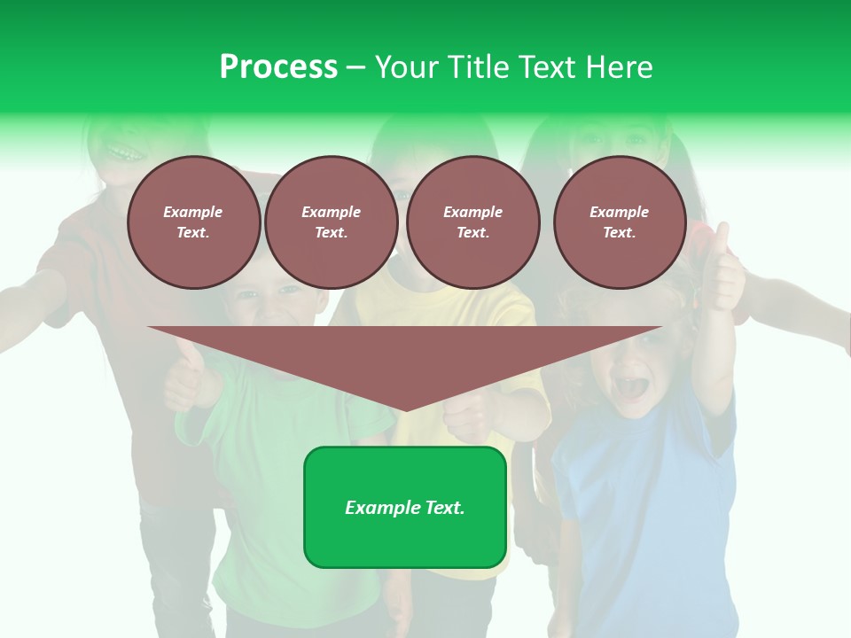 White Background Positive Smiling PowerPoint Template