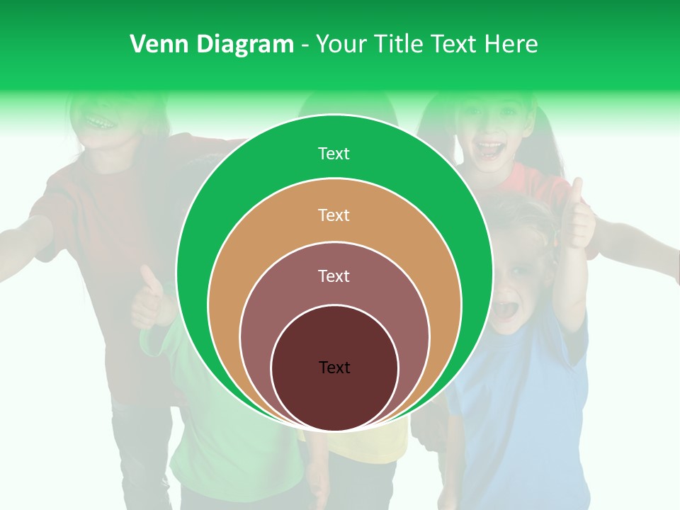 White Background Positive Smiling PowerPoint Template