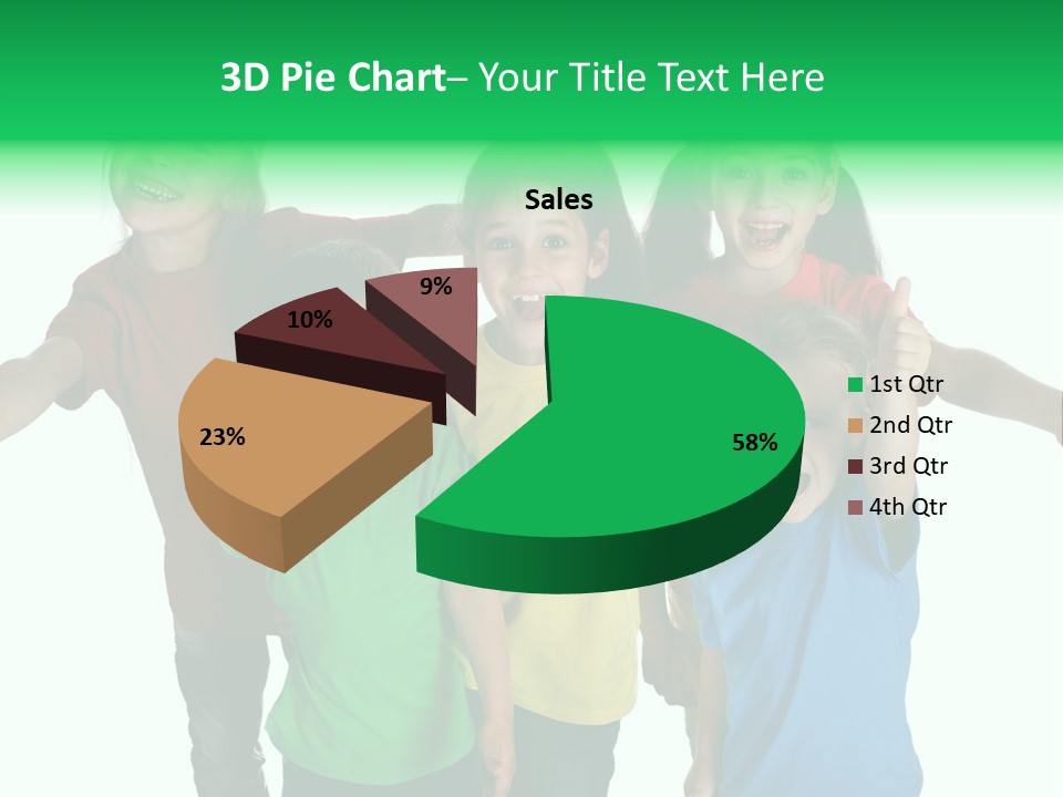 White Background Positive Smiling PowerPoint Template