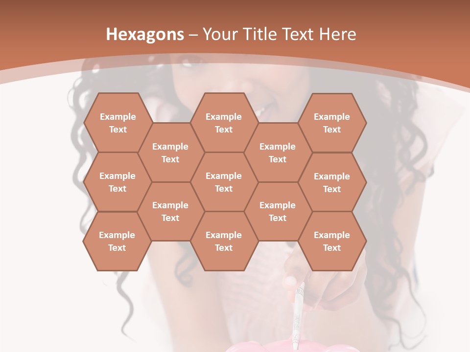 White Background Positive Smiling PowerPoint Template