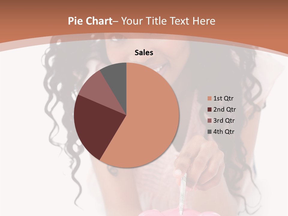 White Background Positive Smiling PowerPoint Template