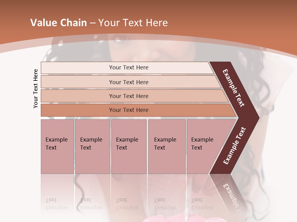 White Background Positive Smiling PowerPoint Template