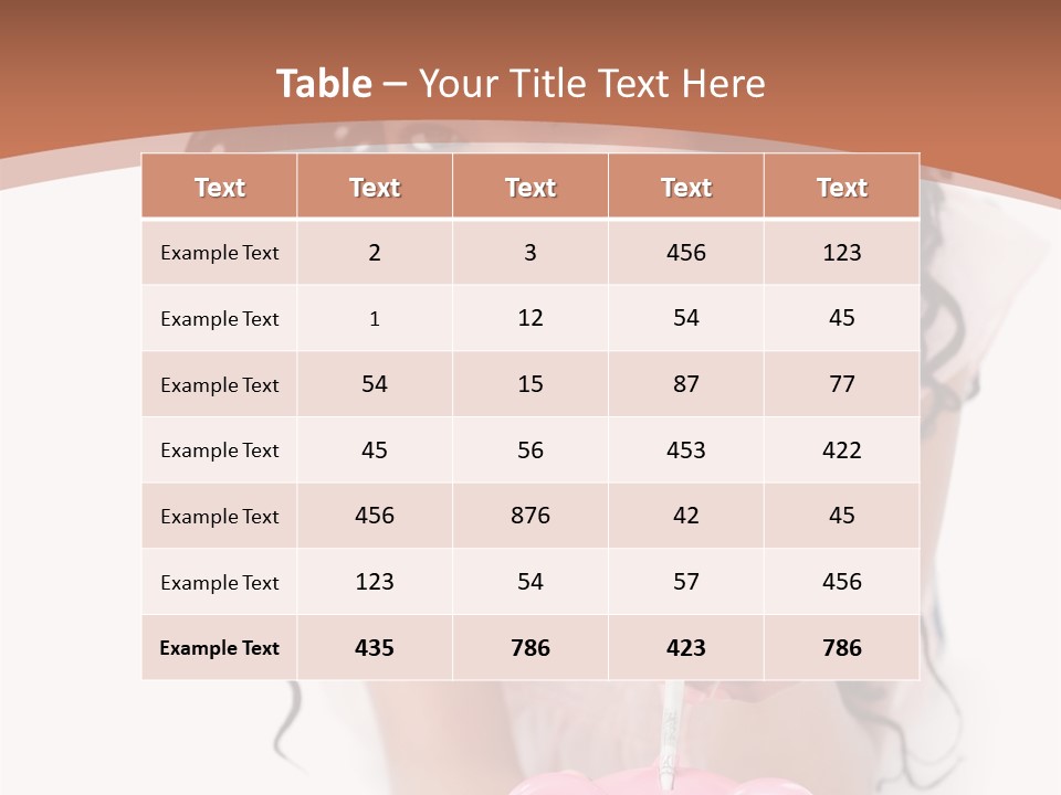 White Background Positive Smiling PowerPoint Template