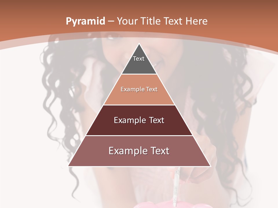 White Background Positive Smiling PowerPoint Template