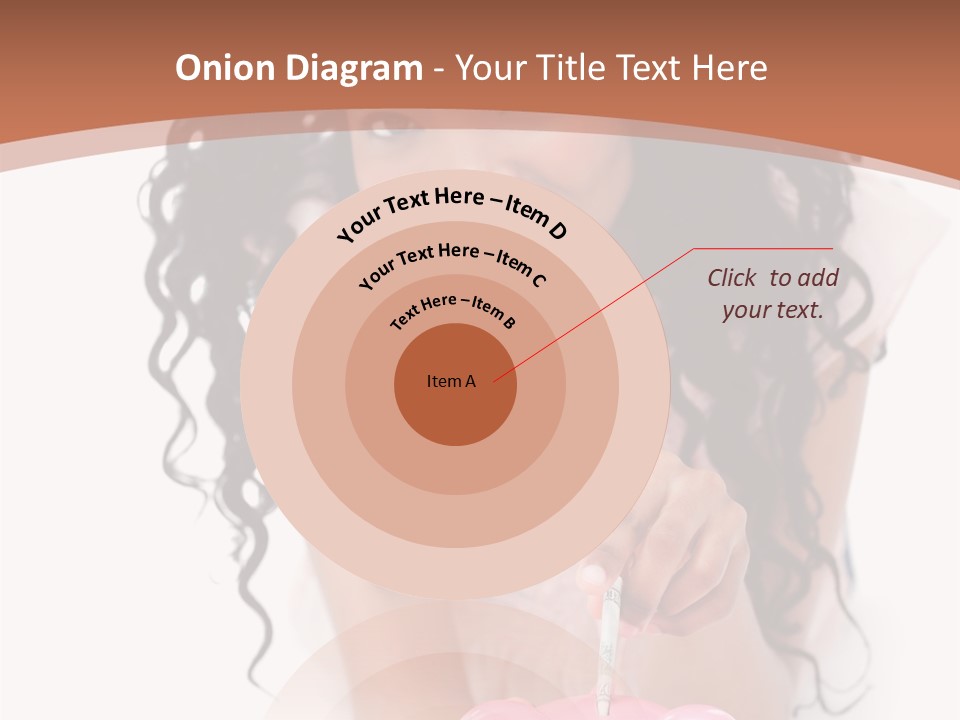 White Background Positive Smiling PowerPoint Template