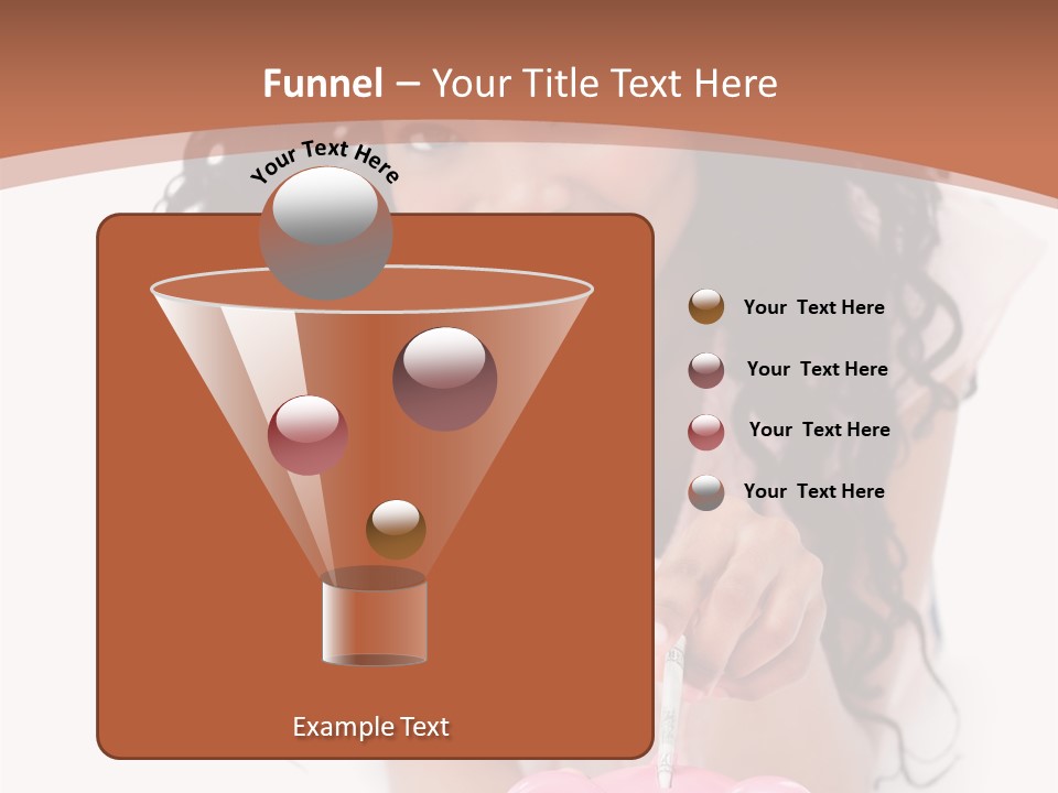 White Background Positive Smiling PowerPoint Template