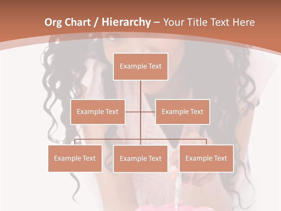 White Background Positive Smiling PowerPoint Template