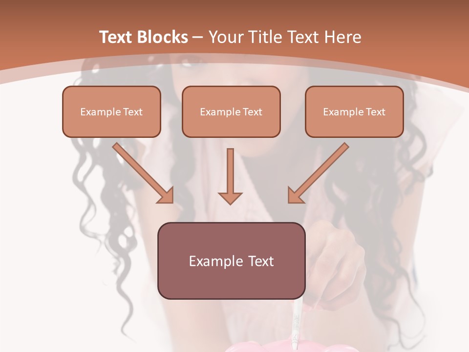White Background Positive Smiling PowerPoint Template