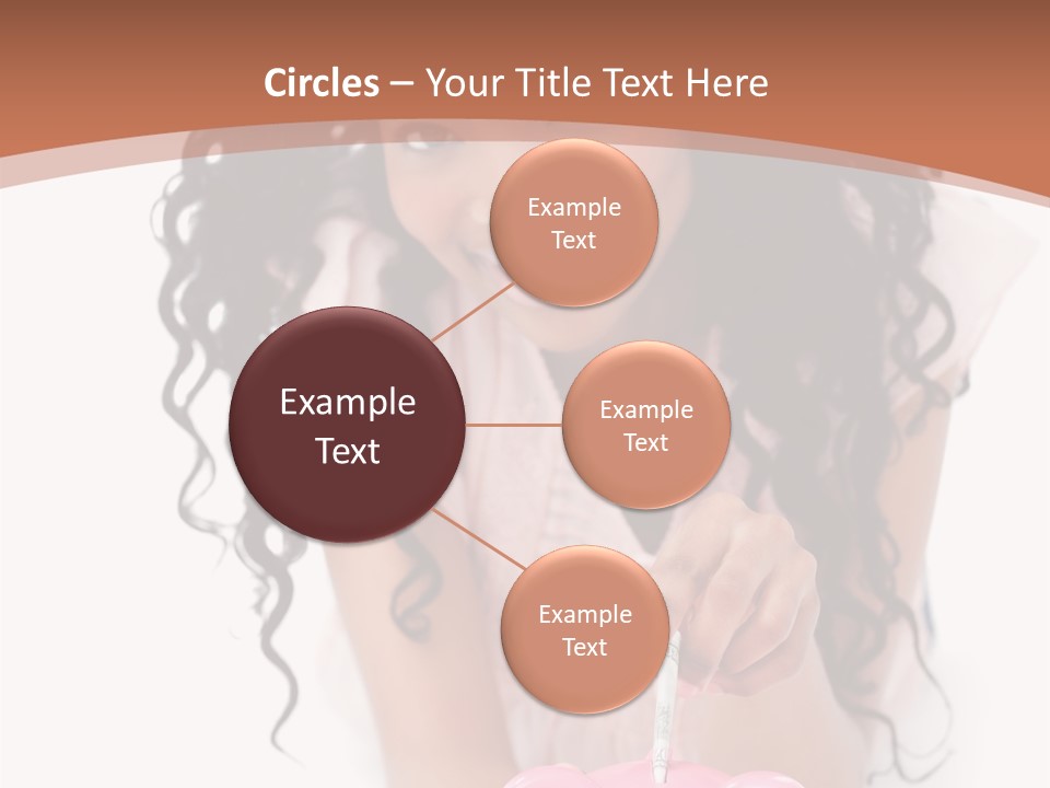 White Background Positive Smiling PowerPoint Template