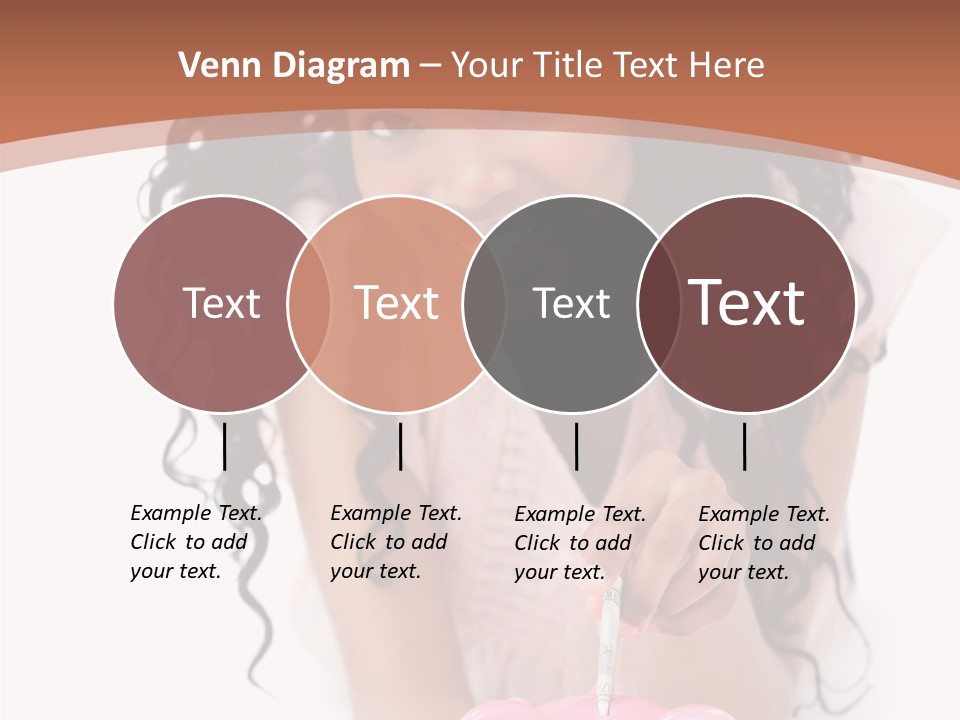 White Background Positive Smiling PowerPoint Template