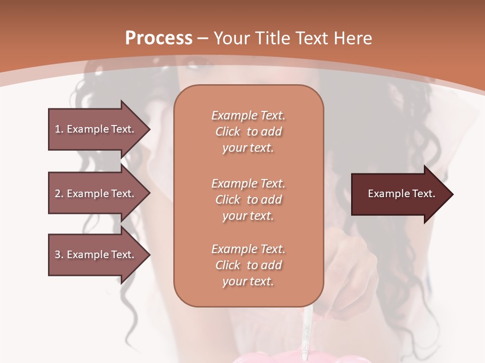 White Background Positive Smiling PowerPoint Template