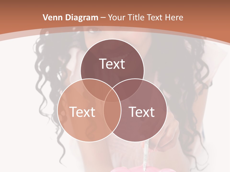 White Background Positive Smiling PowerPoint Template