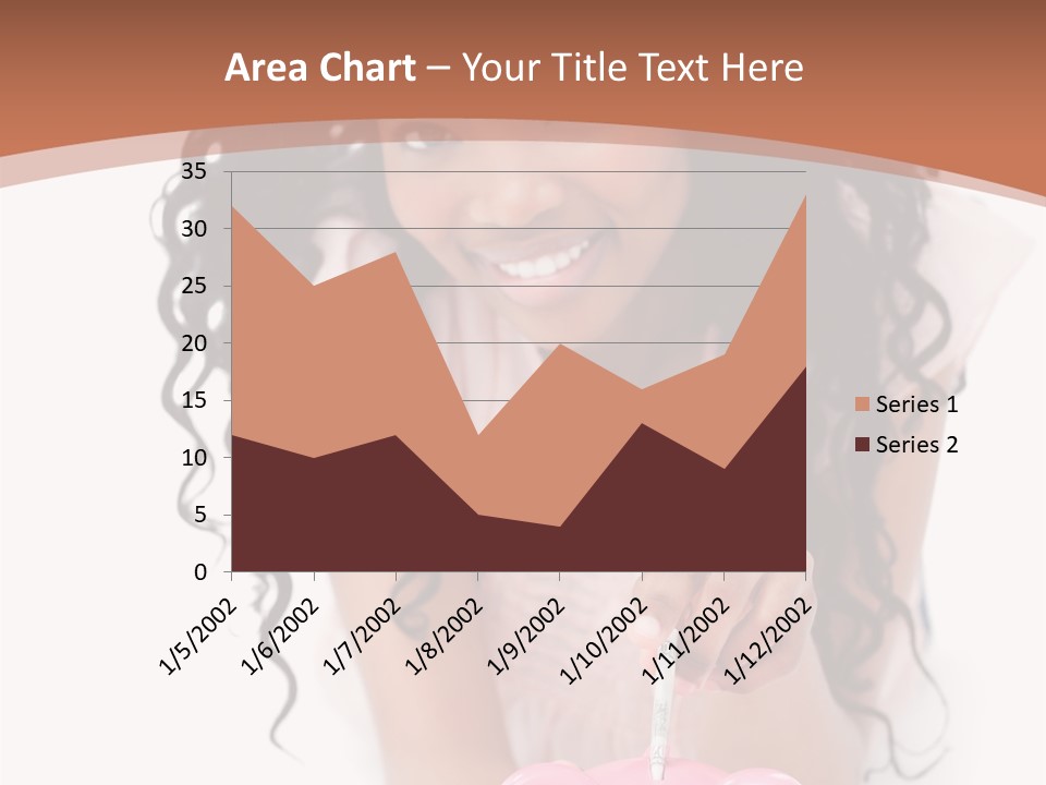 White Background Positive Smiling PowerPoint Template