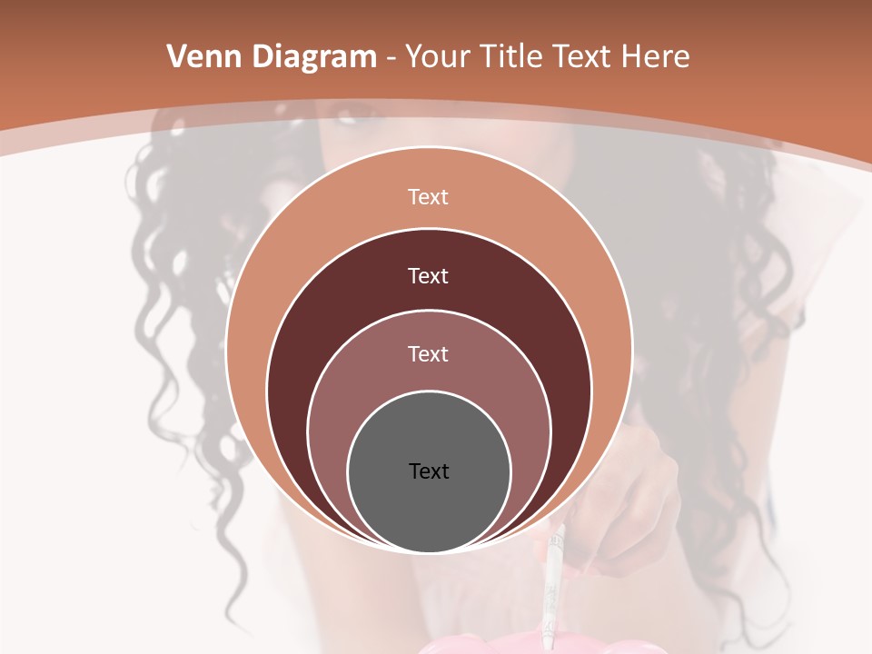 White Background Positive Smiling PowerPoint Template