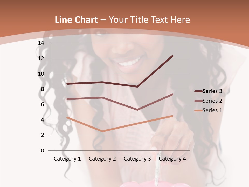 White Background Positive Smiling PowerPoint Template