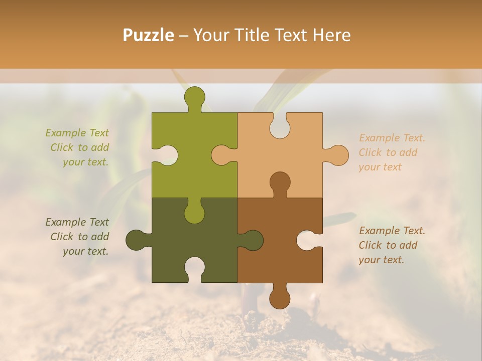 Dirt Beginnings Grain PowerPoint Template