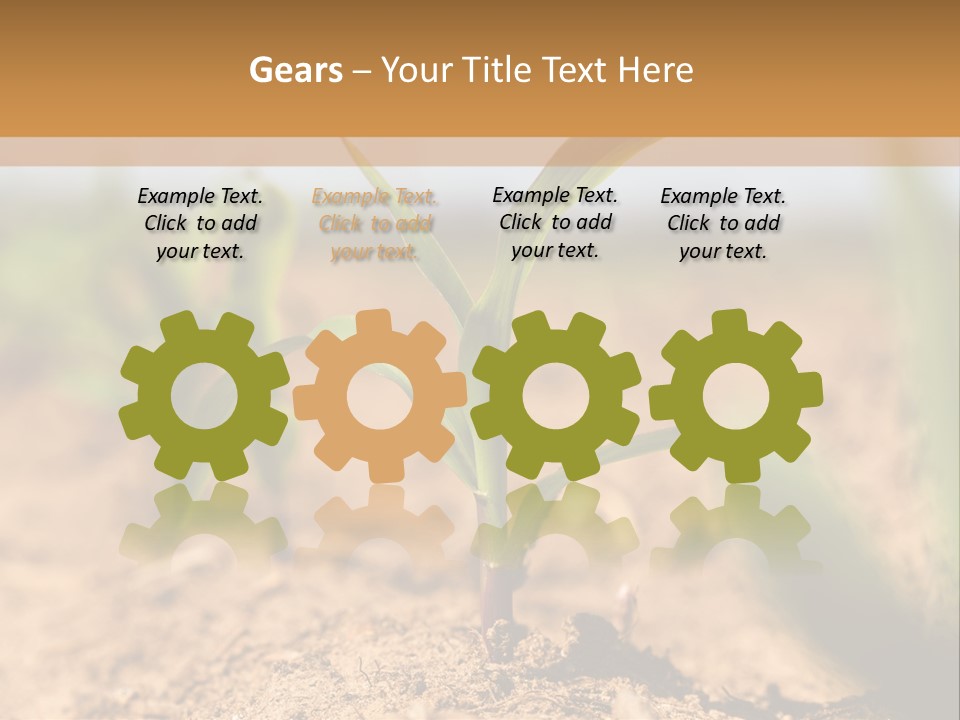 Dirt Beginnings Grain PowerPoint Template