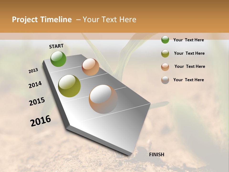 Dirt Beginnings Grain PowerPoint Template