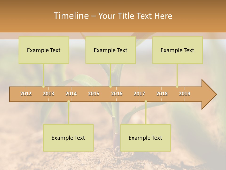 Dirt Beginnings Grain PowerPoint Template