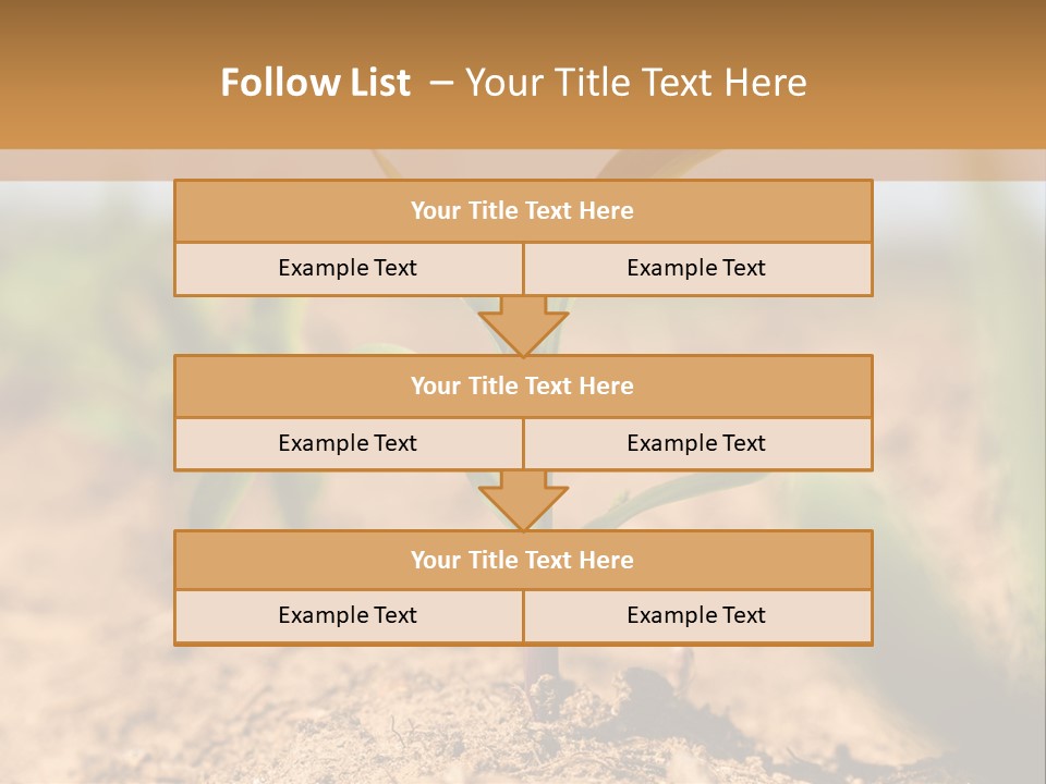 Dirt Beginnings Grain PowerPoint Template