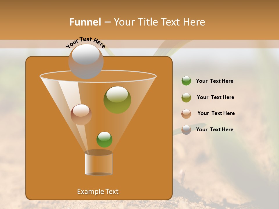 Dirt Beginnings Grain PowerPoint Template