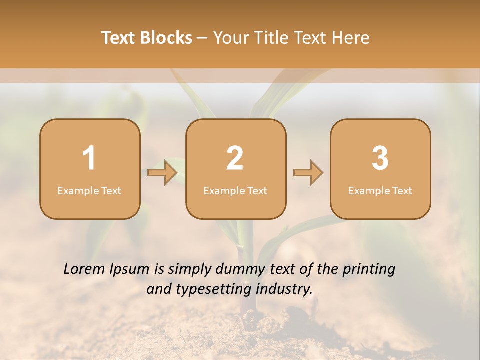 Dirt Beginnings Grain PowerPoint Template