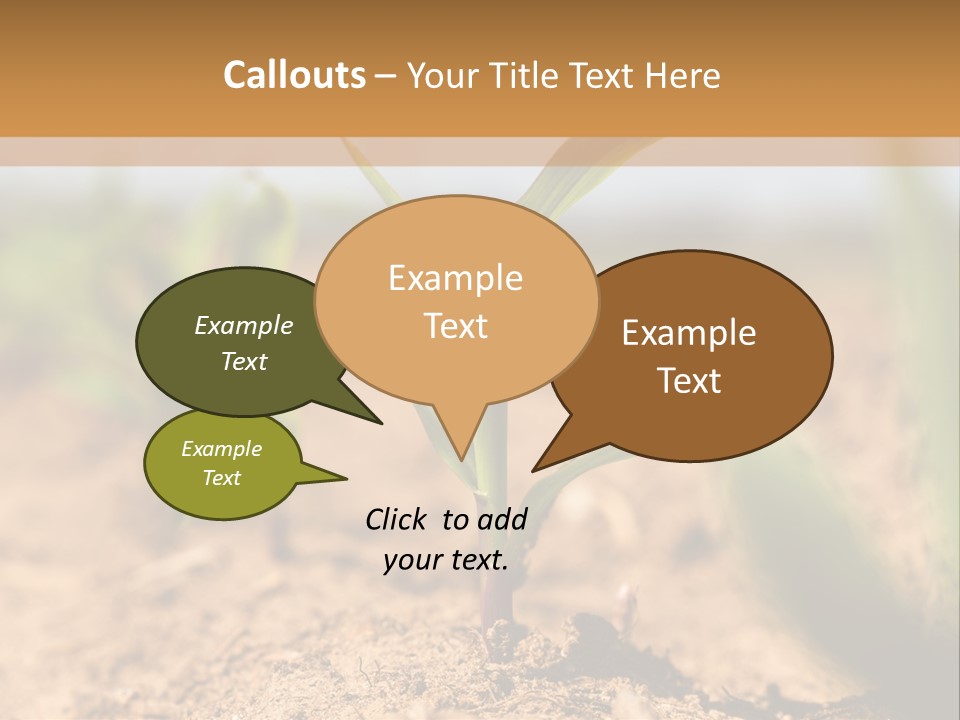 Dirt Beginnings Grain PowerPoint Template