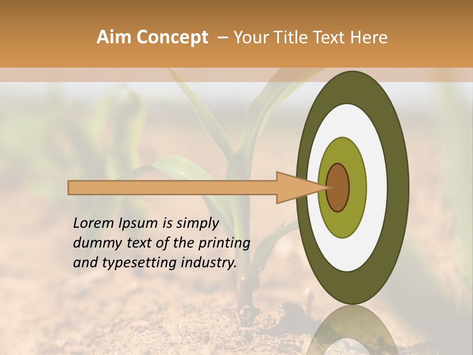 Dirt Beginnings Grain PowerPoint Template